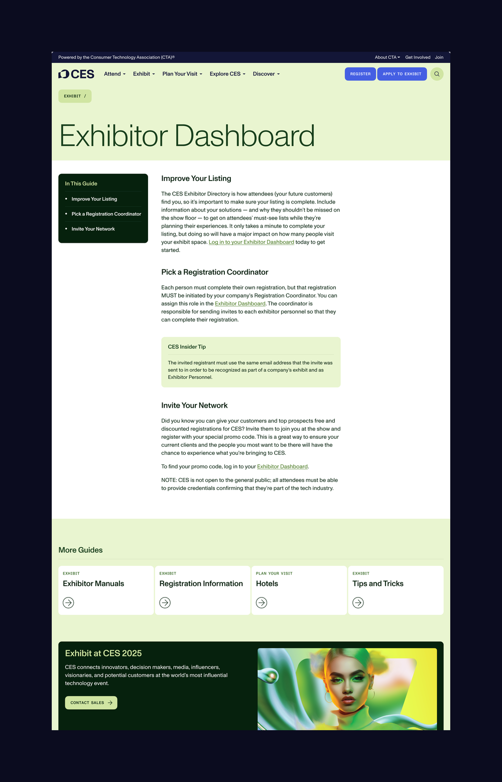 Ces 06b exhibitor guide