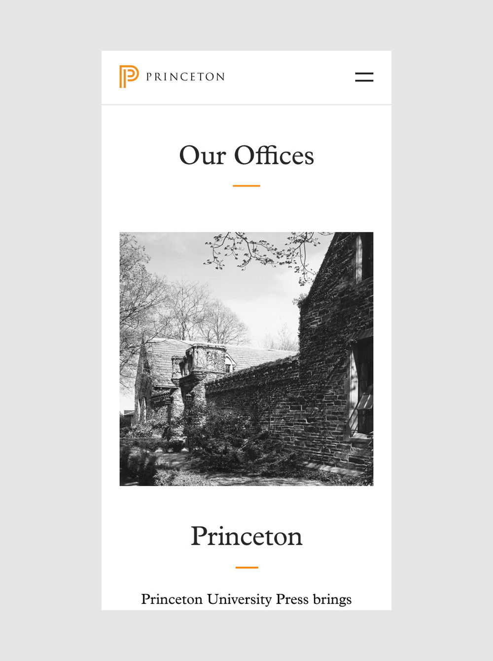 Princeton university press 12a offices mobile