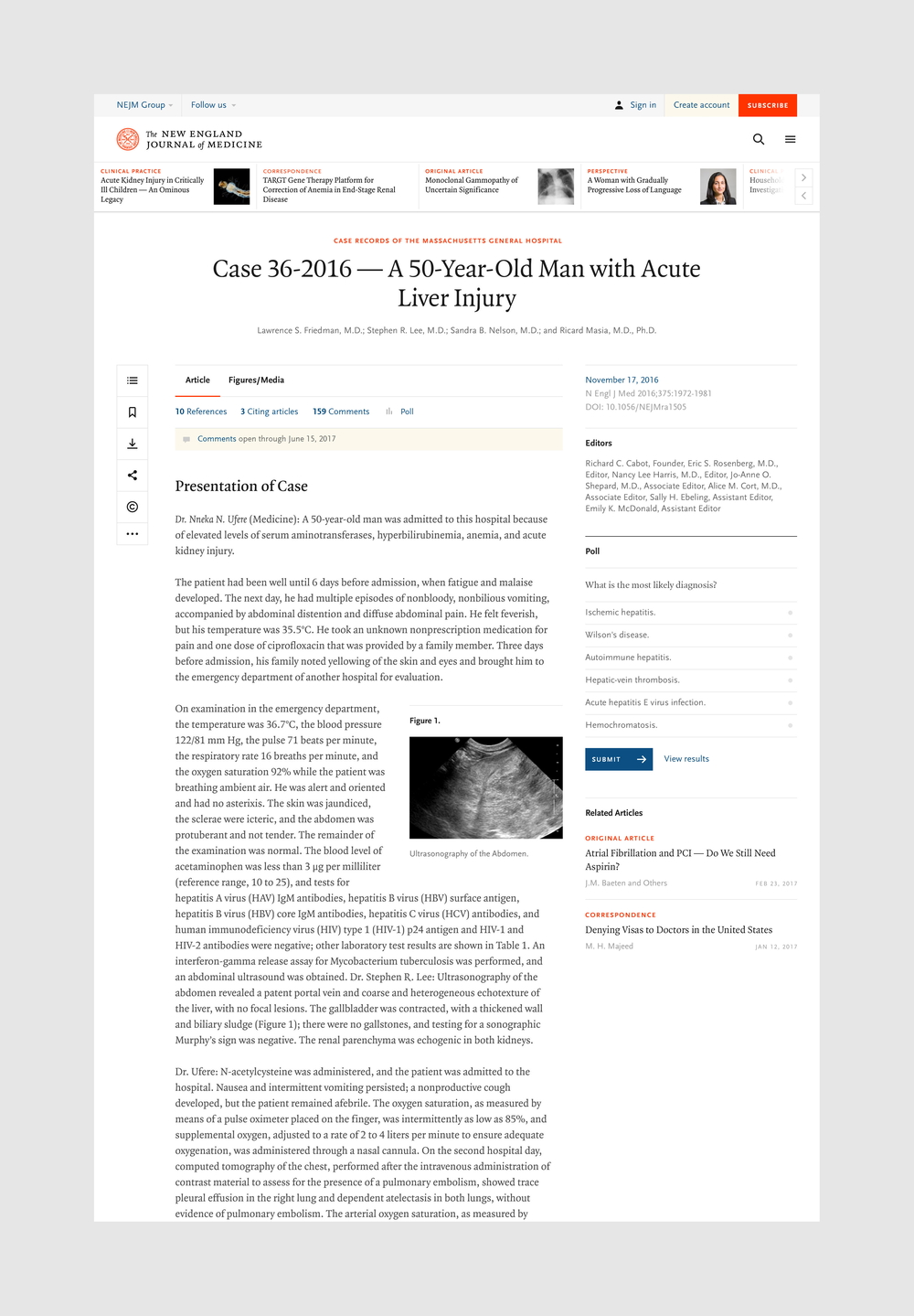 Nejm 05 article case