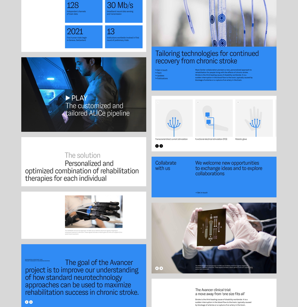 Wyss Center Design System Blocks