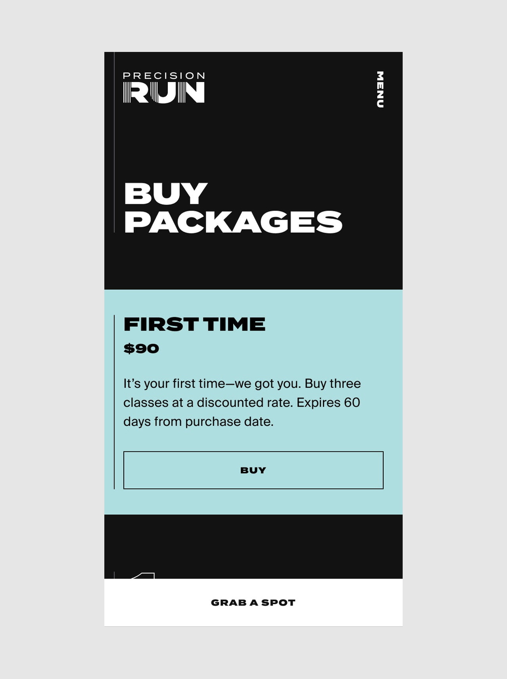 Precision run 06b my packages mobile