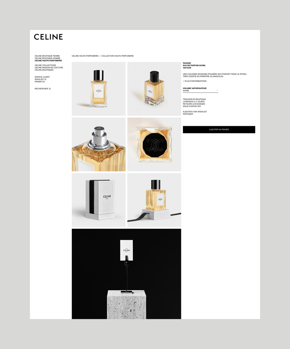 Celine 08 parfums detail