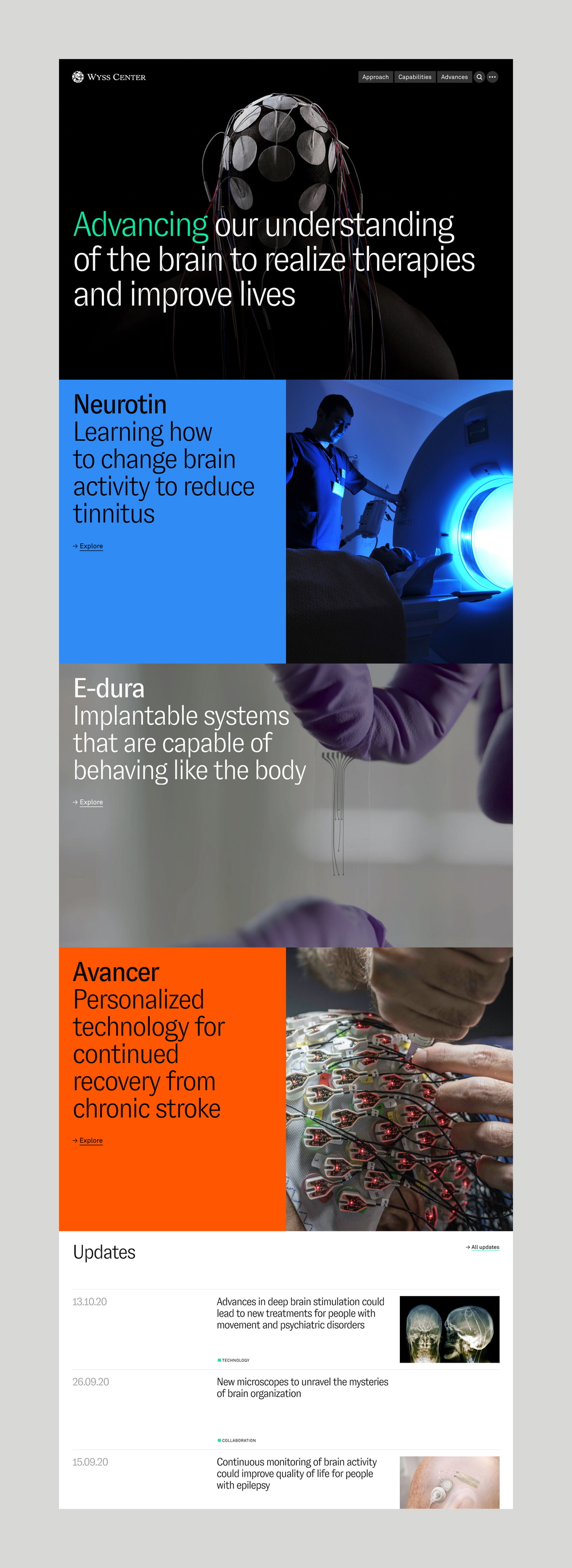 Wyss center advances landing desktop