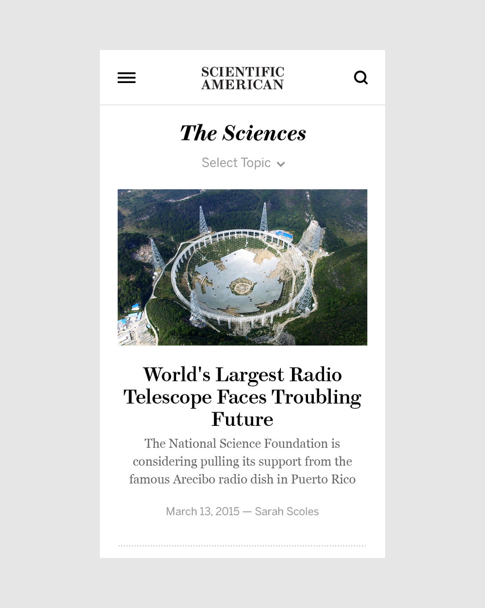 Scientific american 12 mobile listing
