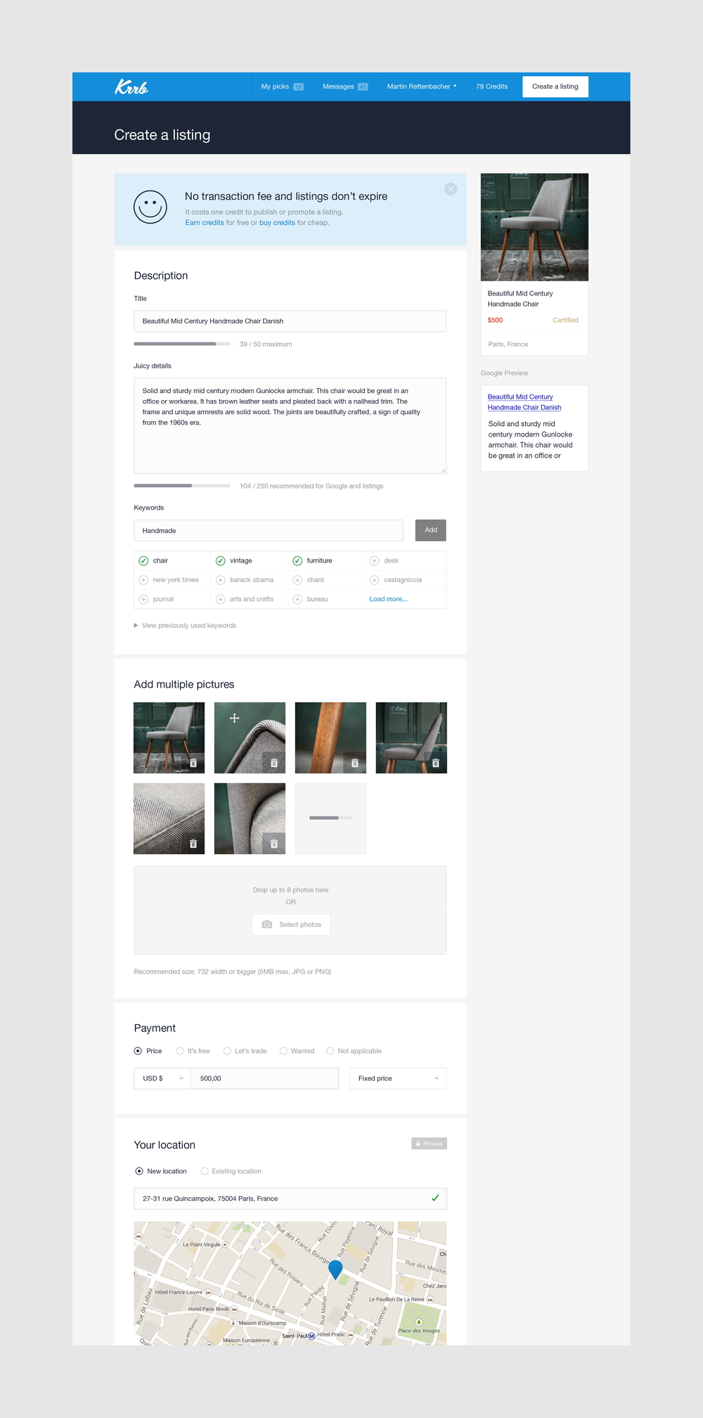 Krrb 06 create listing