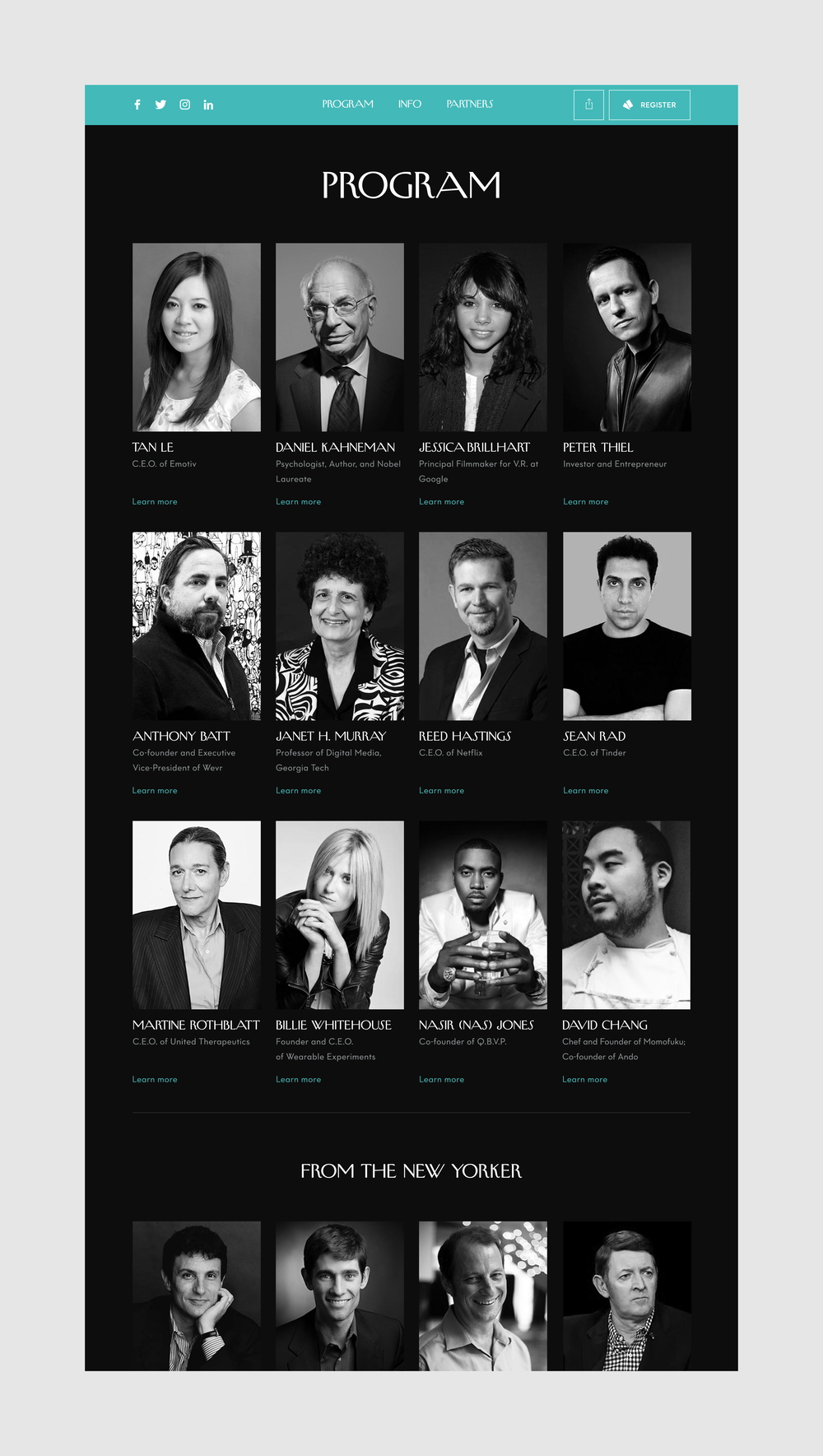 The new yorker festival 15 techfest home desktop