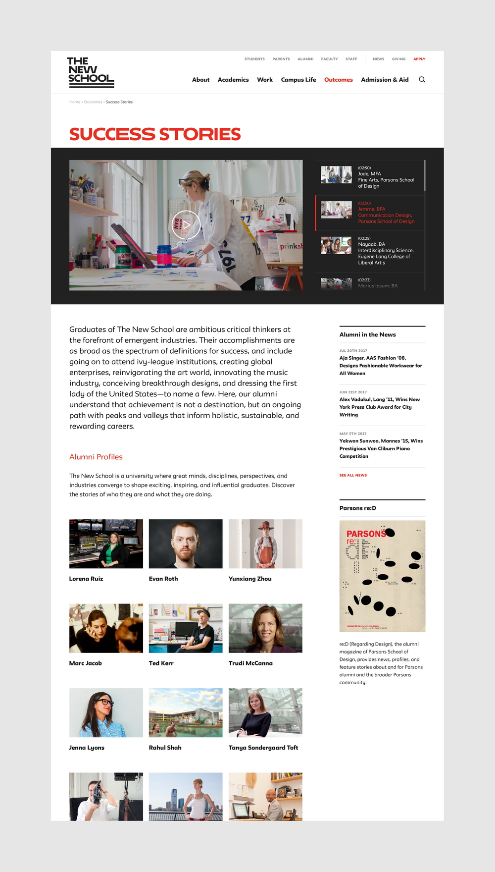 Newschool 07 success story