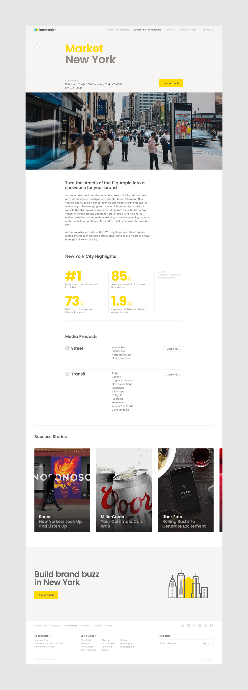 Intersection new york