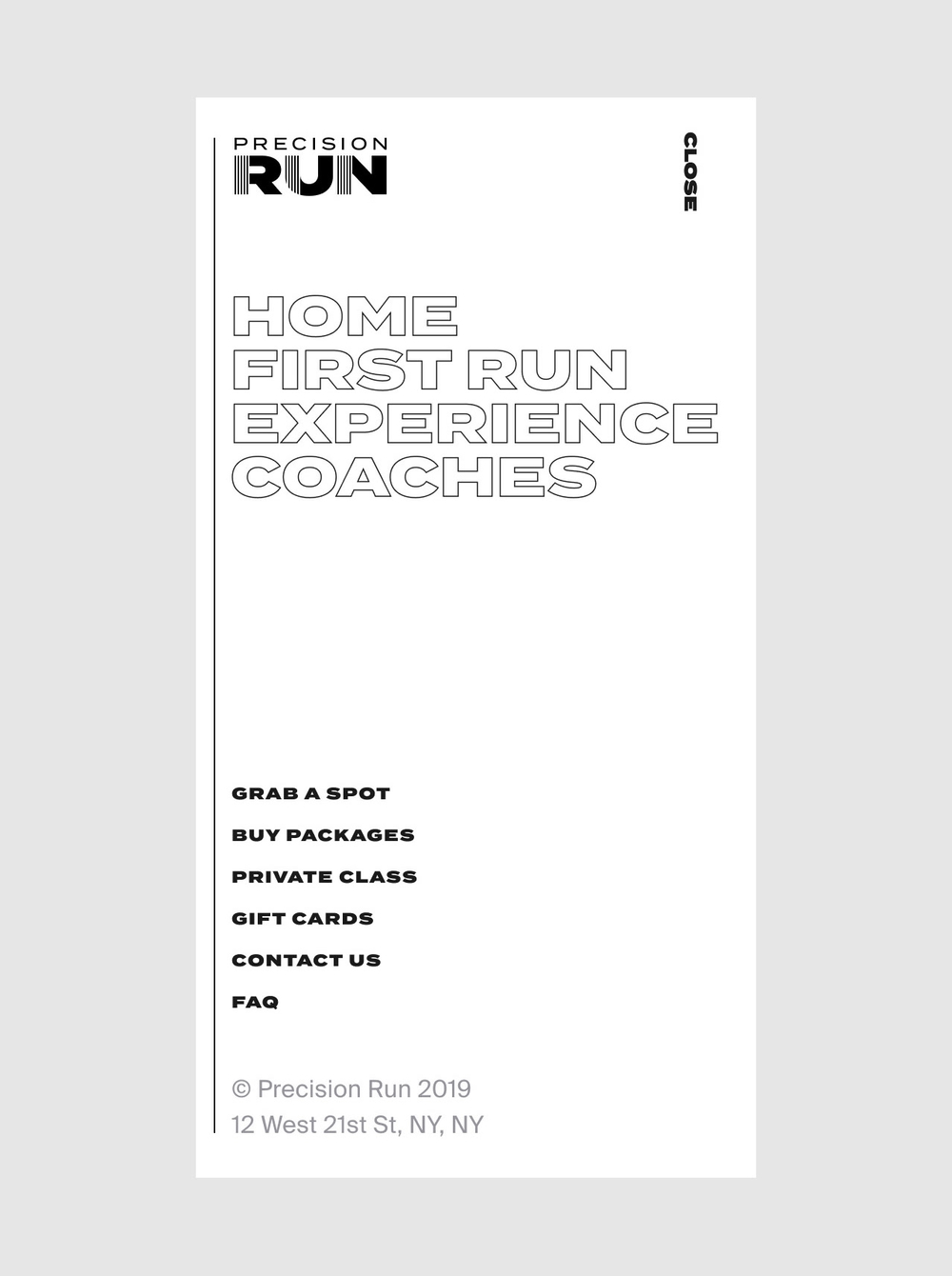 Precision run 02b coaches mobile